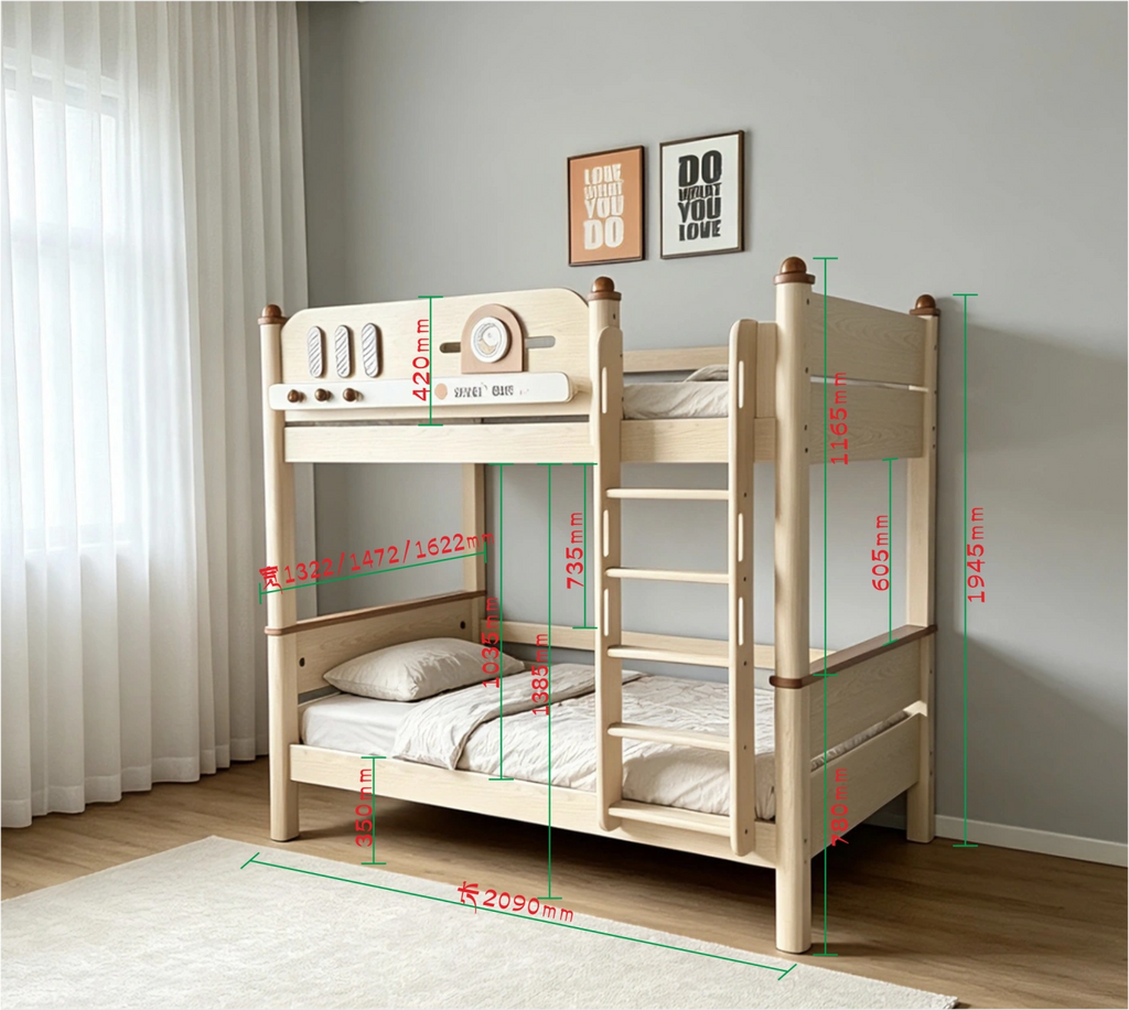 Model 8125 dimensions reference