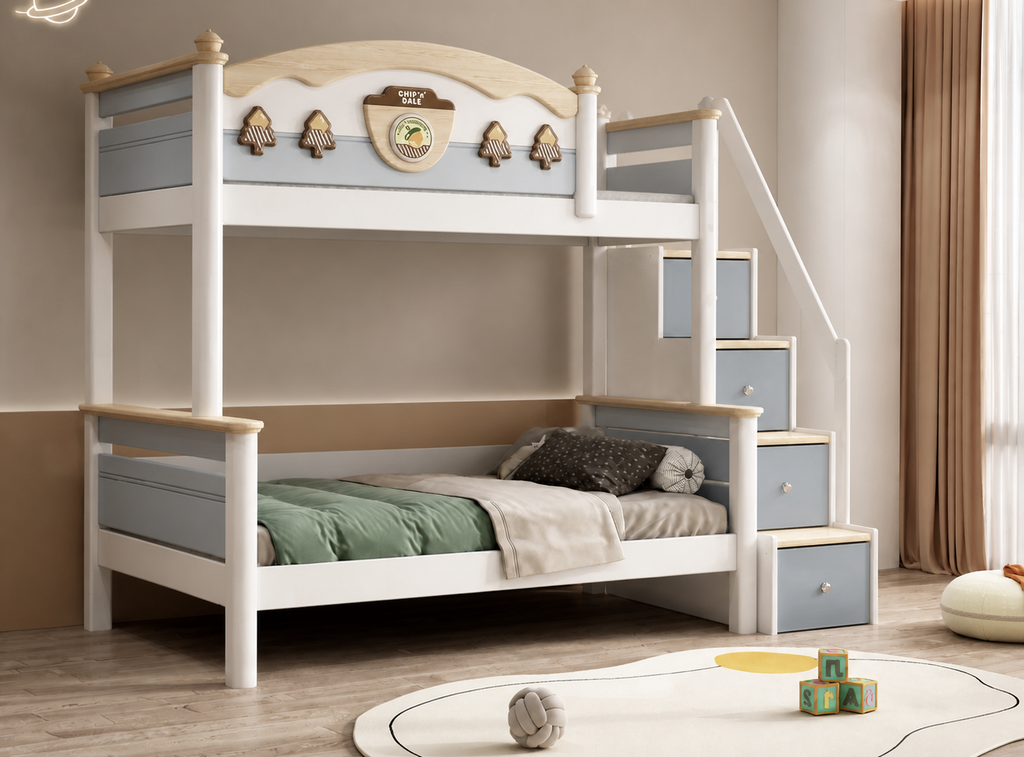 Model 6506 – Bed with Storage Steps configuration illustration