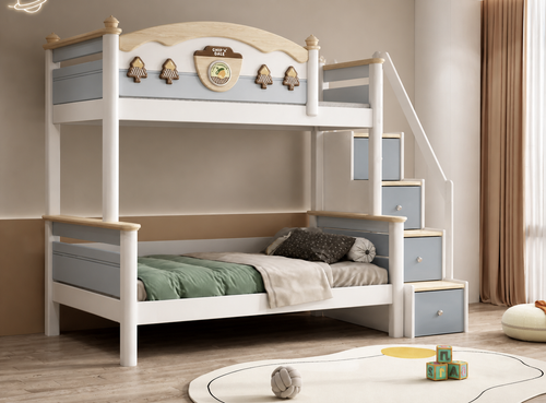 Model 6506 – Bed with Storage Steps configuration illustration
