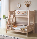 Model 8109 solid wood kids bunk bed in ash finish