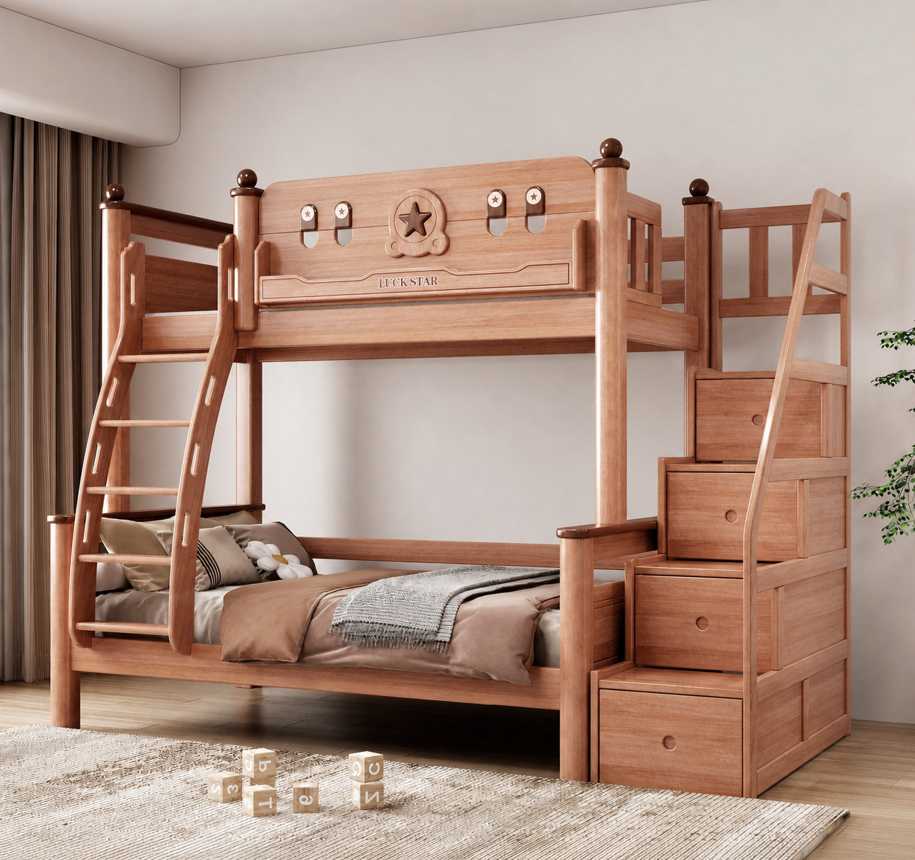 Model 9108 – Package 2 – Bed + Storage Steps