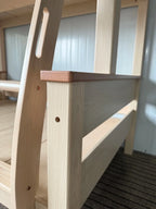 Model 8122 solid wood guardrail detail
